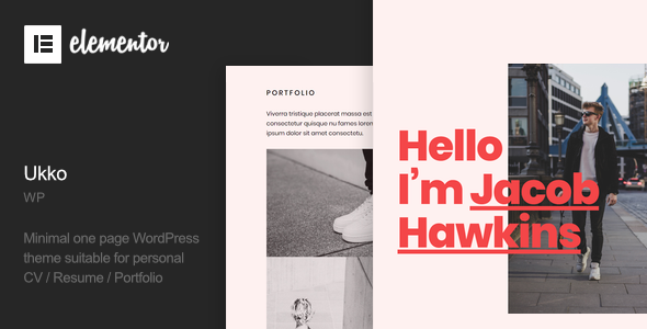 Ukko - Personal Portfolio WordPress Theme: Boost Your Online Presence Hey there