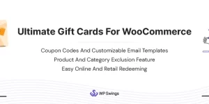 Gift Cards for WooCommerce Pro helps merchants to create