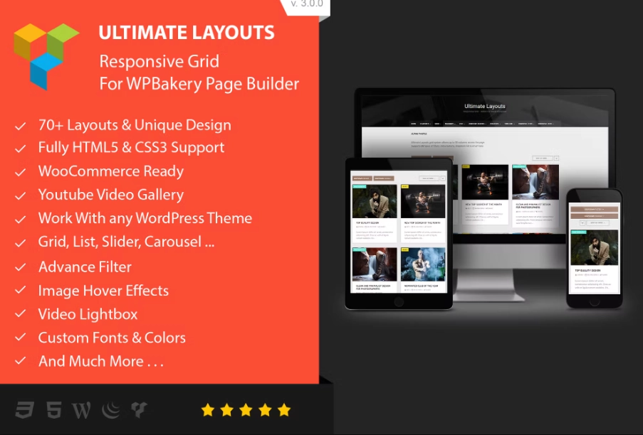 70+ Layouts  Uniques Design Woocommerce Ready (grid