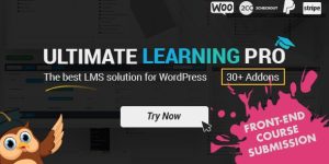 Ultimate Learning Pro is a new WordPress LMS Plugin that will help you create a premium Learning platform for your future Students  Instructors. You’ll be able to easily create courses