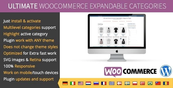 Transform your WooCommerce store with Ultimate WooCommerce Expandable Categories! This plugin effortlessly converts lengthy category lists into user-friendly expandable menus