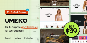 Ready to take your eCommerce game to the next level? Introducing the Umeno: Multipurpose WooCommerce Theme – a versatile