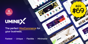 Uminex is a modern and flexible WooCommerce Marketplace WordPress theme. This theme is suited for multi vendor marketplace