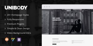 Unibody - Elegant Business WordPress Theme: Your Key to a Professional Online Presence Meet Unibody