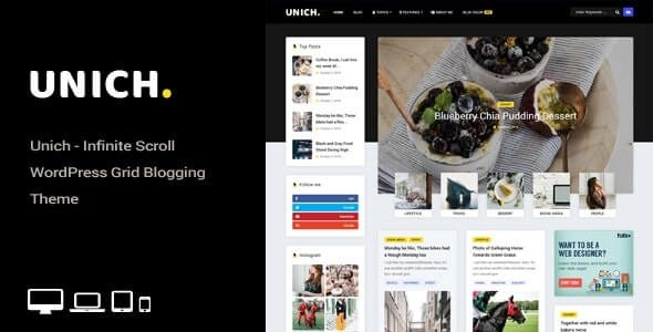 Unich WordPress Theme: Intuitive