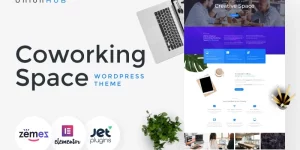 Nowadays many people work as freelancers and coworking is a perfect place to work and communicate with people at the same time. UnionHUB is a great WordPress theme for presenting your business and drawing attention of more customers. You will be able to build a competitive website using Coworking Space…