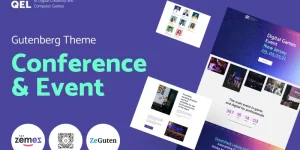 Uniqel - Conference and Event WordPress Theme How long have you been searching for the conference and event WordPress theme that is based on the Gutenberg WordPress block editor? Surely