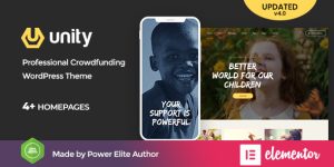 Create successful crowdfunding campaigns with Unity WordPress Theme. Download it from Bevaultx to access powerful features