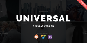 Transform your site with the Universal Corporate WordPress Theme. Versatile