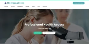 UniversalCare is a well-documented and SEO friendly Medical WP Theme