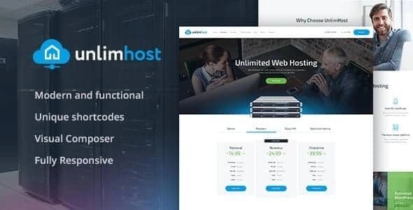 Create a highly functional hosting website with UnlimHost. Versatile