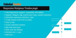 Create stunning timelines effortlessly with the Unlimited Timeline Responsive WordPress plugin! Enjoy fully responsive layouts