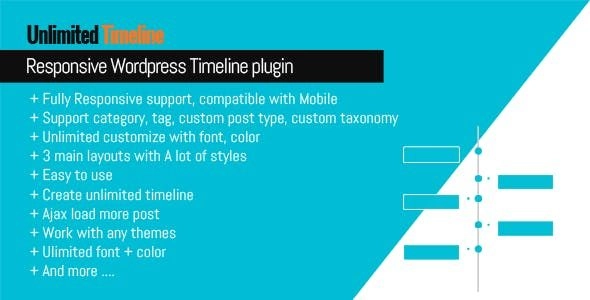 Create stunning timelines effortlessly with the Unlimited Timeline Responsive WordPress plugin! Enjoy fully responsive layouts