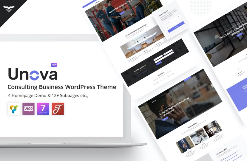 Unova – Corporate Consulting Business WordPress Theme Unova is a fresh and highly super flexible corporate business and consulting theme with clean and professional design. Unova packed with hundreds of elements and built to be as compatible as possible so that you can use it for any of your needs…