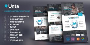 Unta - A Multipurpose Business WordPress Theme Looking for a versatile WordPress theme that suits all your business needs? Look no further! The Unta - A Multipurpose Business WordPress Theme is designed exclusively to help businesses shine online. Perfect for companies