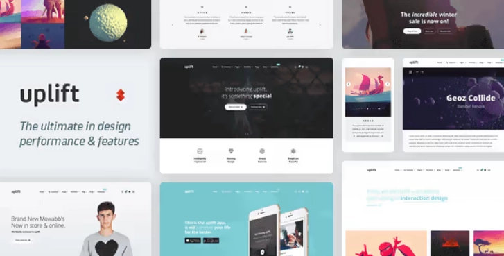 Uplift is a multi-purpose responsive WordPress theme from Themeforest magazine that have easy-to-use Drag  Drop Page builder and many stunning demos for quick start.