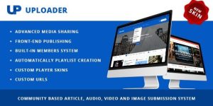 Uploader WordPress theme - A complete solution to create and manage your own social community  content sharing website. Share your favourite posts from Youtube