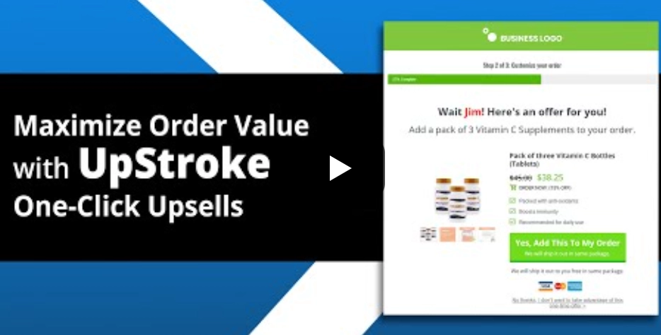 Upstroke – WooCommerce One Click Upsells plugin lets you Create Irresistible Post-Purchase Offers that Convert. Create upsell funnel for global  product-specific checkouts. Show different offers to different customers based on what they bought