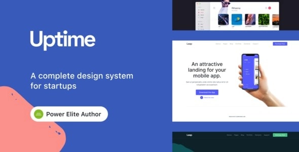 Build multi-purpose websites fast with Uptime's stylish