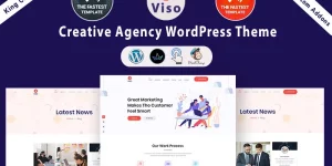 Viso is a Creative Digital Agency WordPress Theme. It is a clean