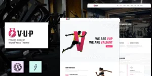 Elevate your fitness center's online presence with VUP – the ultimate WordPress theme for gyms