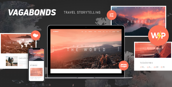 Transform your travel stories with Vagabonds - the ultimate theme for travel  lifestyle bloggers. Modern design