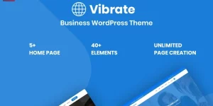 Vaibrate Is a clean Business WordPress theme.You can make easily your website using this theme. you have no need coding knowledge. We provide all feature in our theme