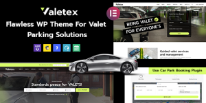 Introducing the Valetex - Valet Parking Services WordPress Theme