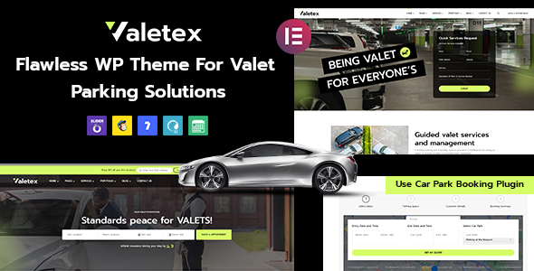 Introducing the Valetex - Valet Parking Services WordPress Theme