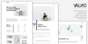 Valno is a fully responsive WordPress Theme with a minimal and clean design. This template is perfect for building a fantastic portfolio