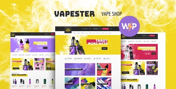 Elevate your vape shop with Vapester WooCommerce theme. Responsive