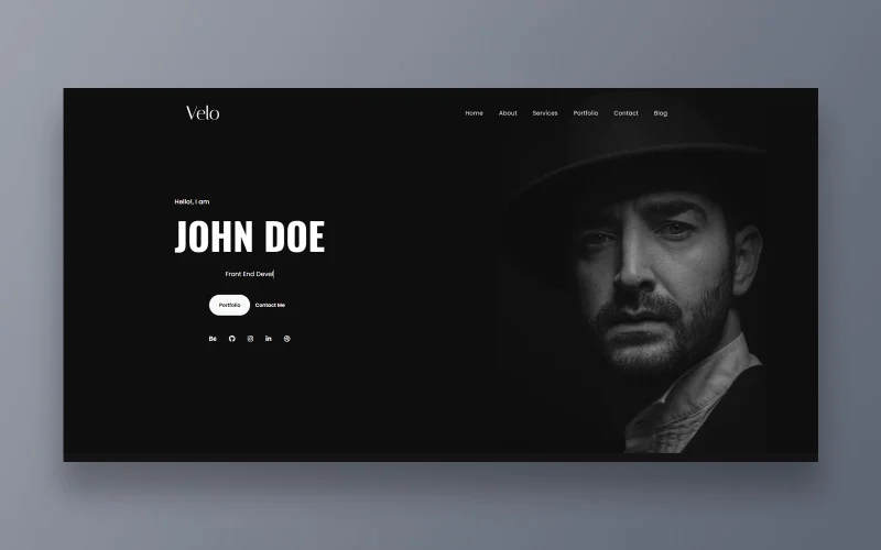 Velo is a freelance-focused portfolio theme for creative professionals and businesses. It comes with the high-quality design that you need to impress clients