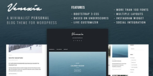 Venezia is a minimal and simple responsive WordPress theme