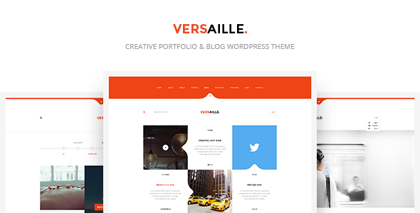 Elevate your blog with Versaille WordPress Theme. Available on ThemeForest