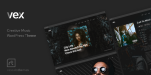 Vex is an innovative and elegant creative music WordPress Theme. Theme concept built precisely for music industry…and other individual creative folks. Vex was made using AJAX – now you can be sure that music won’t stop playing during page browsing. Choose the Vex if you’re looking for a minimalistic music…
