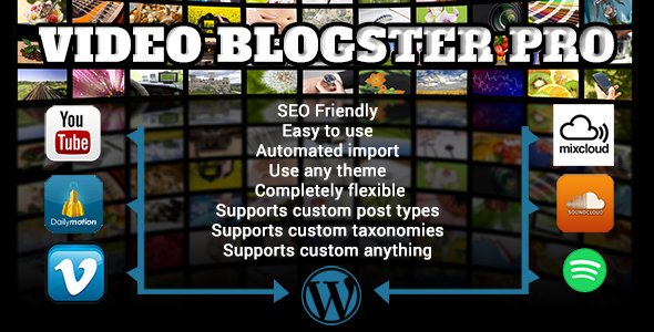 Video Blogster Pro: Import YouTube