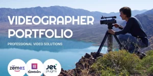 Visual content is very important in the Internet epoch. That is why videographer portfolio WordPress theme was created especially to showcase all the uniqueness and creativity of the video works. There you will find enough place for describing your projects