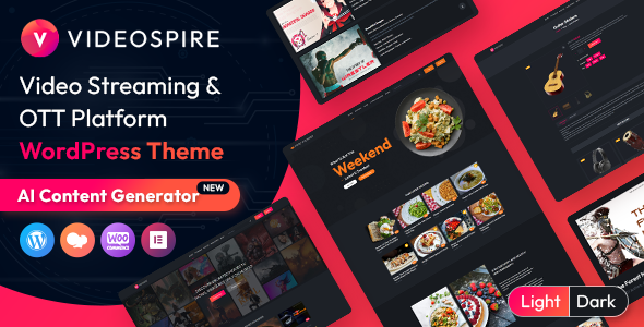 Videospire – Video Streaming  OTT Platform WordPress Theme is a robust WordPress theme designed for OTT streaming services. It has a modern