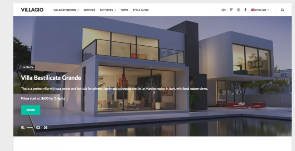 Discover Villagio – the ultimate Premium Real Estate WordPress Theme! Perfect for renting villas