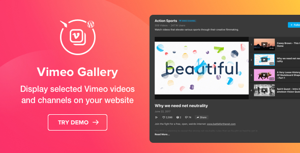 Enhance your WordPress site with captivating video galleries using the versatile Elfsight Vimeo Gallery plugin. Discover exclusive access on Bevaultx.