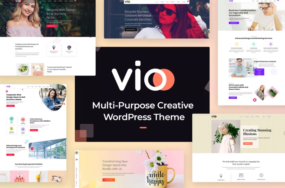 Vio is a creative agency theme which can be suitable for most modern creative  digital agency websites. Vio WordPress theme is suitable for any type of digital agency