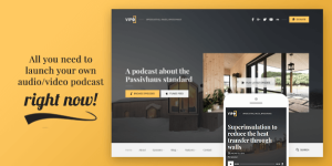 Boost your podcast site with Vipo - Podcast WordPress Theme. Enjoy premium features