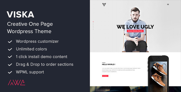 Viska – a clean and fully responsive Wordpress theme has been designed to show off your portfolios in a best possible way. This one-page template comes loaded with a lot of powerful features and beautiful design that will help you to build a simple but great looking online portfolio and…