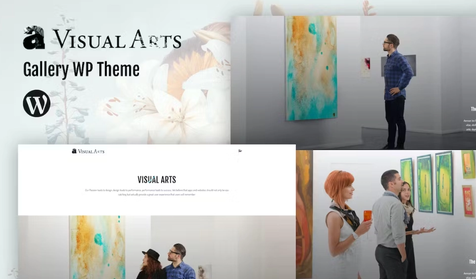 Discover the Visual Art | Gallery WordPress Theme