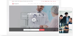 Employment WordPress Theme is a complete Job Board WordPress theme that allows you to create a useful and easy to use job listings website. Using it you can create a complete  fully Responsive job portal