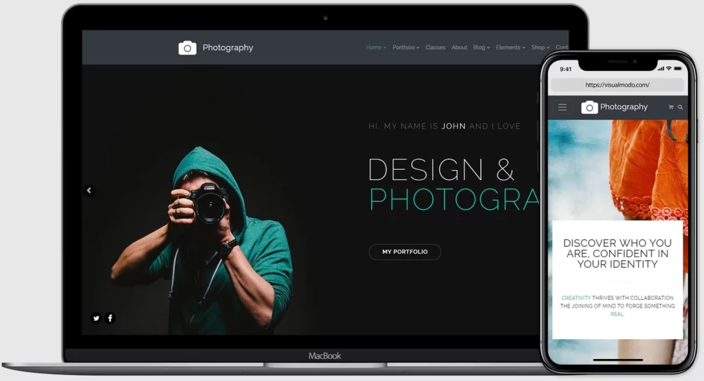 Photography WordPress theme is a responsive clean and minimal template for photographer creative portfolio websites. Built with the latest WordPress technology. Photography support responsive layout so it looks great on all devices. It has predefined styling for photographer