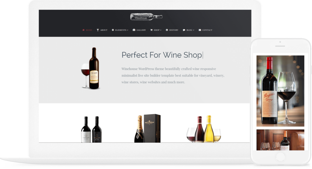 Winehouse WordPress theme is specially designed for all the wineries