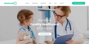 Discover VitaHealth - Pediatric Clinic Responsive Medical WordPress Theme! This user-friendly theme features customizable layouts