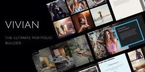 Vivian is an effective and flexible Multi-Purpose WordPress Portfolio Theme. It includes a variety of templates that are easily customizable and full of options. Its dazzling effects and fine attention to detail make it suitable for creatives