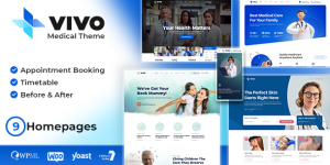 Discover the all-in-one Vivo Health WordPress theme